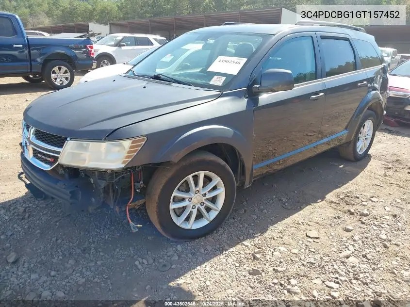 3C4PDCBG1GT157452 2016 Dodge Journey Sxt