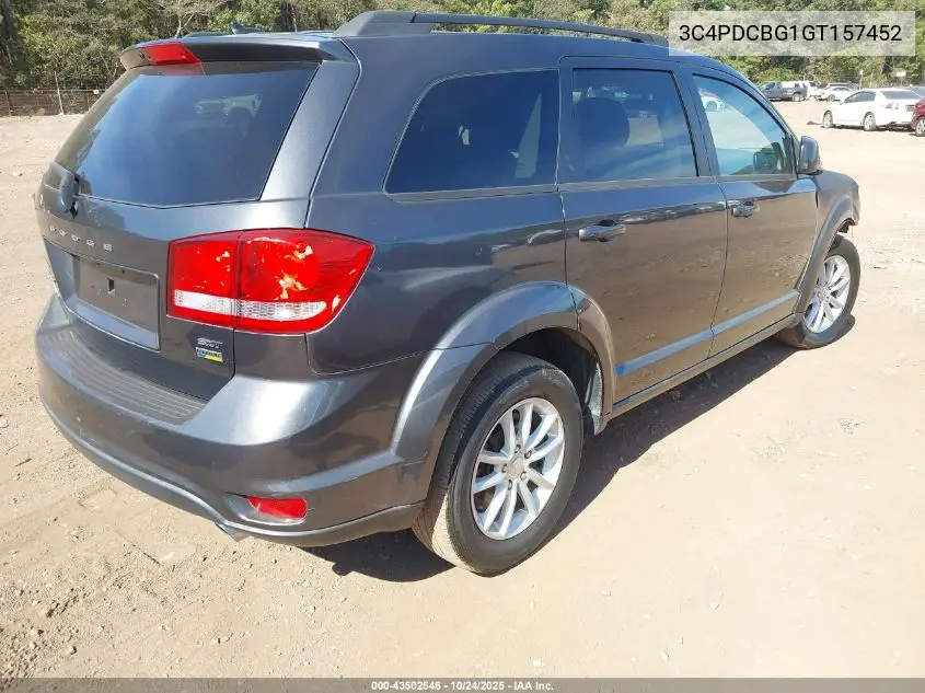 3C4PDCBG1GT157452 2016 Dodge Journey Sxt