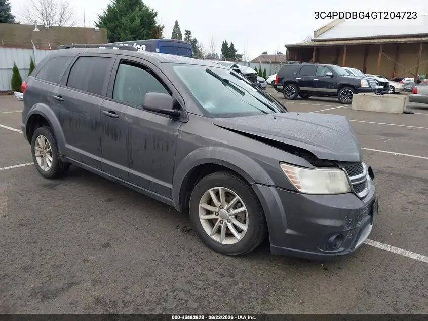 3C4PDDBG4GT204723 2016 Dodge Journey Sxt