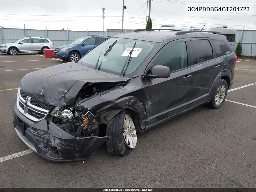 3C4PDDBG4GT204723 2016 Dodge Journey Sxt