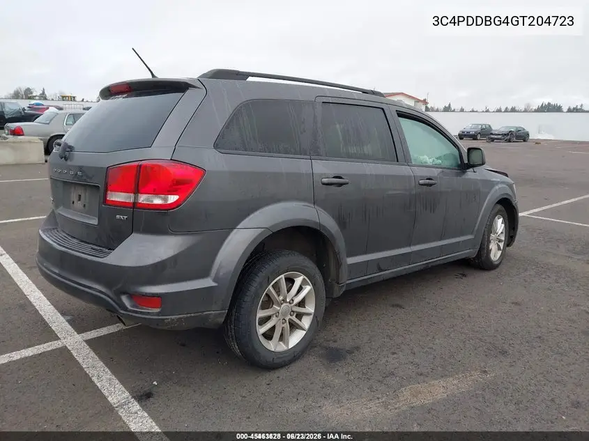 3C4PDDBG4GT204723 2016 Dodge Journey Sxt