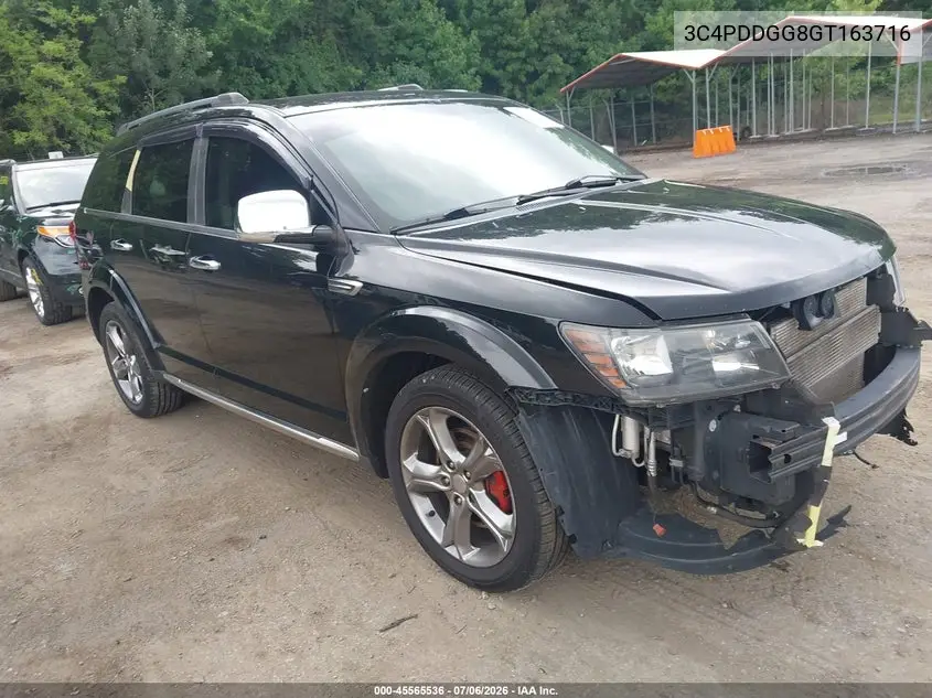 2016 Dodge Journey Crossroad VIN: 3C4PDDGG8GT163716 Lot: 45565536