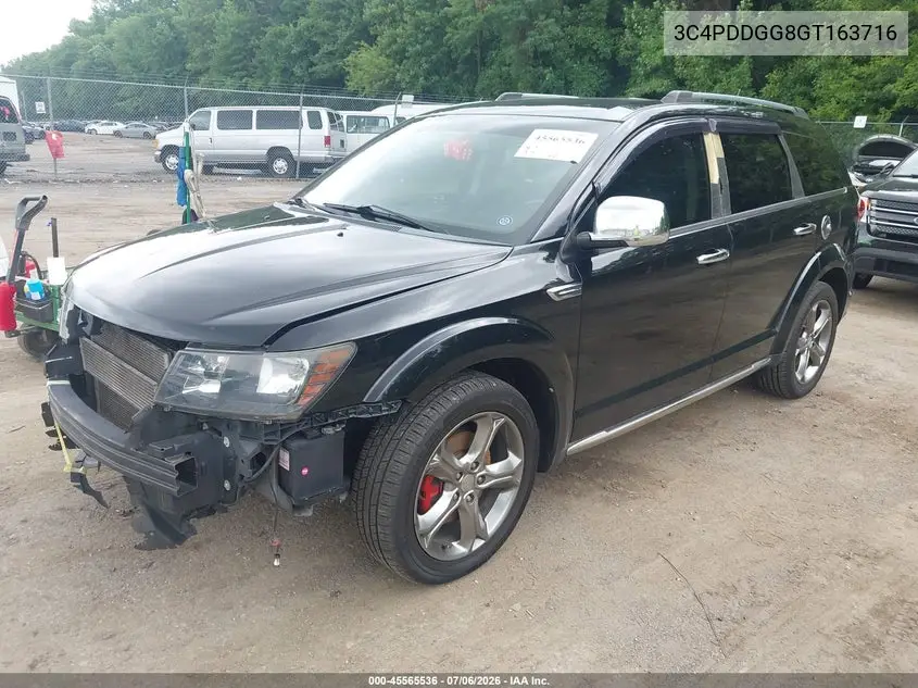2016 Dodge Journey Crossroad VIN: 3C4PDDGG8GT163716 Lot: 45565536