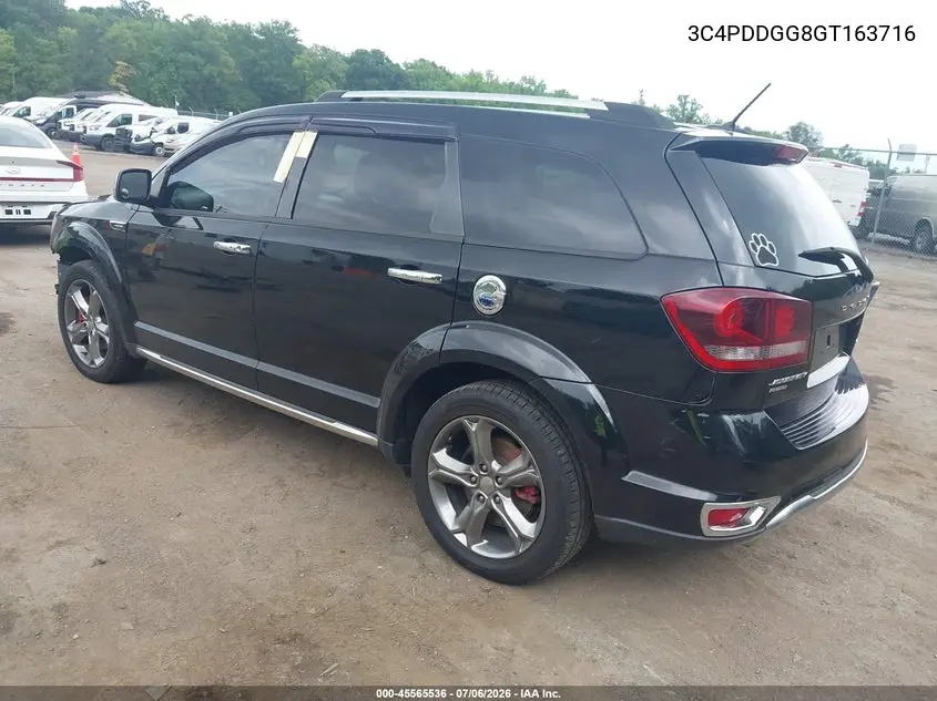 2016 Dodge Journey Crossroad VIN: 3C4PDDGG8GT163716 Lot: 45565536
