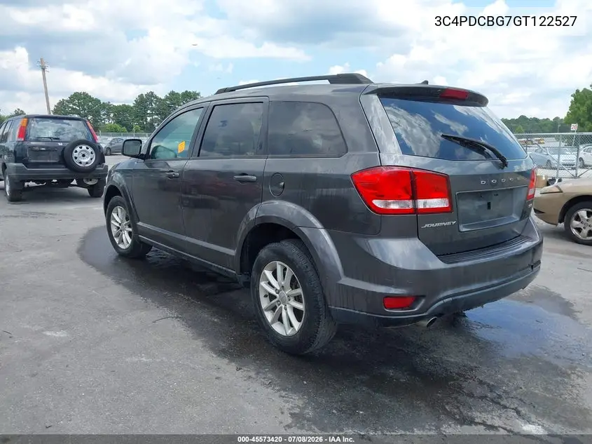 2016 Dodge Journey Sxt VIN: 3C4PDCBG7GT122527 Lot: 45573420