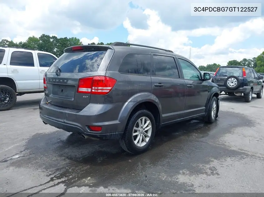 2016 Dodge Journey Sxt VIN: 3C4PDCBG7GT122527 Lot: 45573420