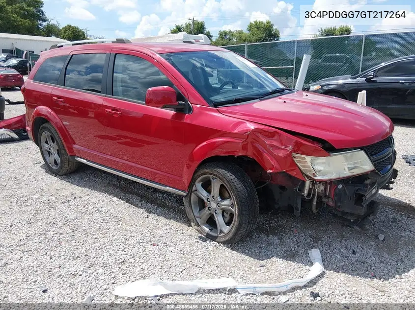 2016 Dodge Journey Crossroad VIN: 3C4PDDGG7GT217264 Lot: 45659456