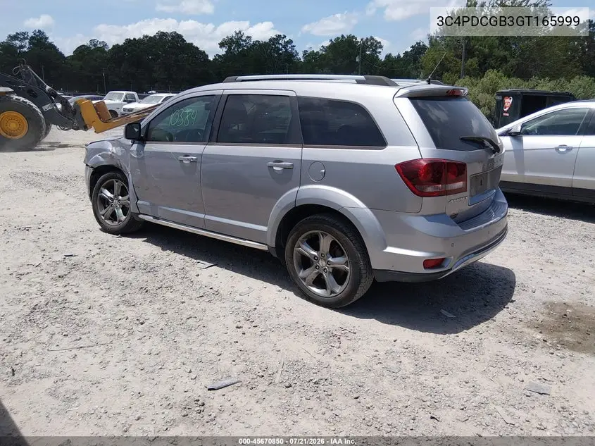 2016 Dodge Journey Crossroad Plus VIN: 3C4PDCGB3GT165999 Lot: 45670850