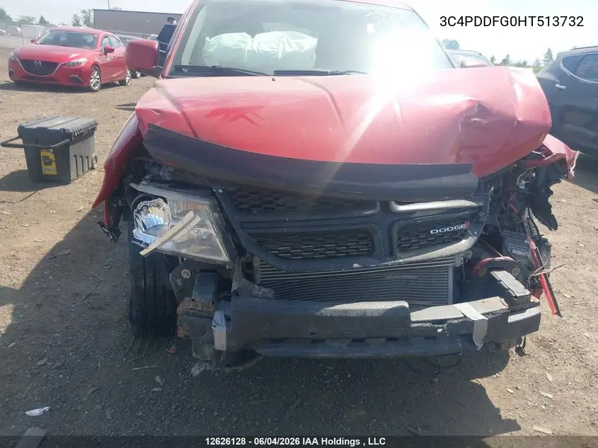 2017 Dodge Journey Gt VIN: 3C4PDDFG0HT513732 Lot: 12626128