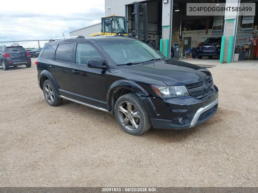 2017 Dodge Journey Crossroad VIN: 3C4PDDGG8HT585499 Lot: 30091933