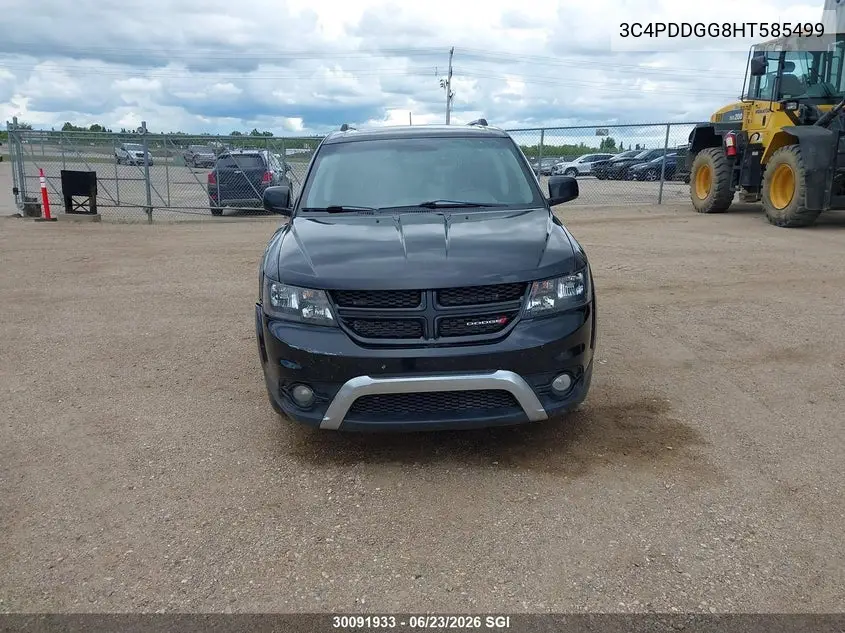 2017 Dodge Journey Crossroad VIN: 3C4PDDGG8HT585499 Lot: 30091933