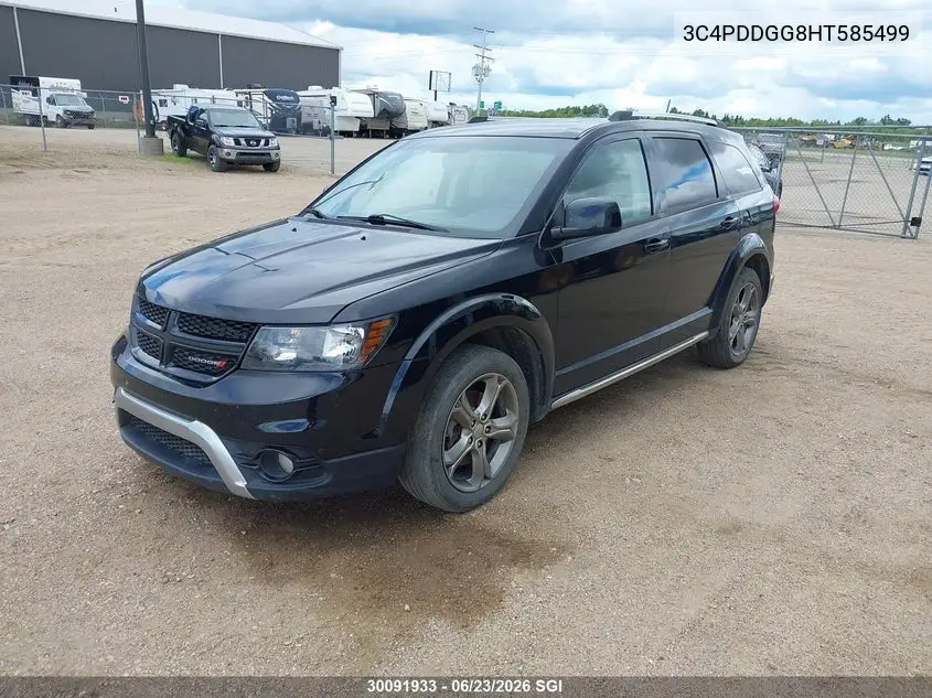 2017 Dodge Journey Crossroad VIN: 3C4PDDGG8HT585499 Lot: 30091933