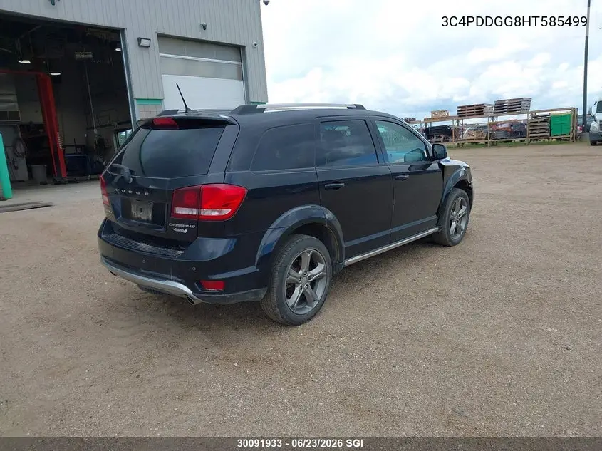 2017 Dodge Journey Crossroad VIN: 3C4PDDGG8HT585499 Lot: 30091933