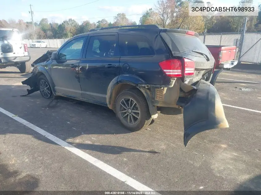 3C4PDCAB5HT698933 2017 Dodge Journey Se