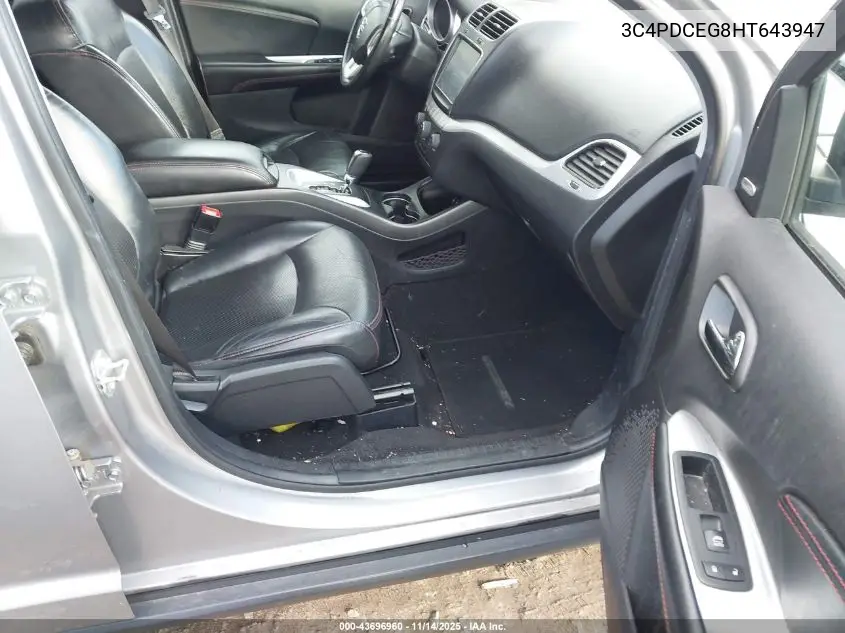 3C4PDCEG8HT643947 2017 Dodge Journey Gt