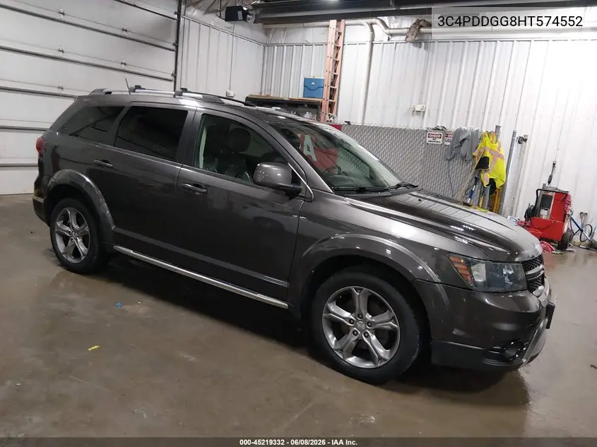 2017 Dodge Journey Crossroad Plus Awd VIN: 3C4PDDGG8HT574552 Lot: 45219332