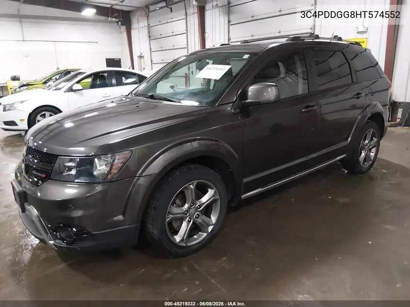 2017 Dodge Journey Crossroad Plus Awd VIN: 3C4PDDGG8HT574552 Lot: 45219332