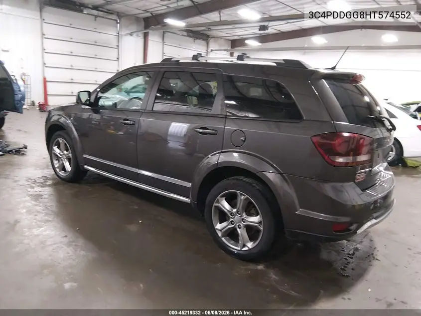 2017 Dodge Journey Crossroad Plus Awd VIN: 3C4PDDGG8HT574552 Lot: 45219332