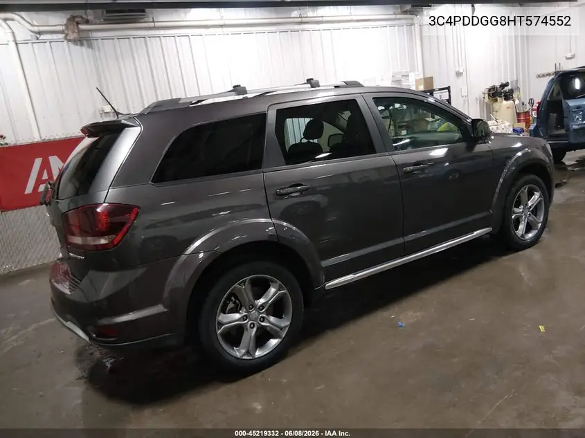2017 Dodge Journey Crossroad Plus Awd VIN: 3C4PDDGG8HT574552 Lot: 45219332