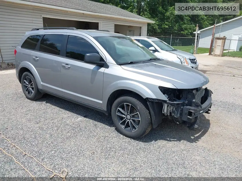 2017 Dodge Journey Se VIN: 3C4PDCAB3HT695612 Lot: 45239984