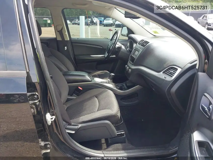 2017 Dodge Journey Se VIN: 3C4PDCAB6HT525731 Lot: 45323842