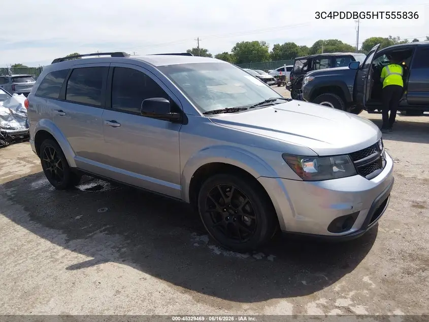 2017 Dodge Journey Sxt Awd VIN: 3C4PDDBG5HT555836 Lot: 45329469