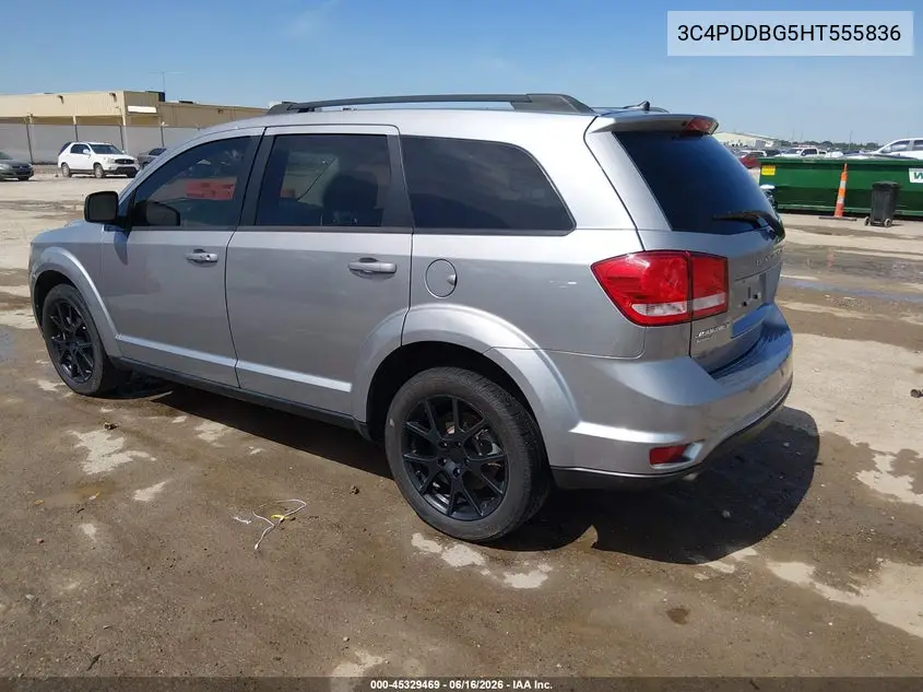2017 Dodge Journey Sxt Awd VIN: 3C4PDDBG5HT555836 Lot: 45329469