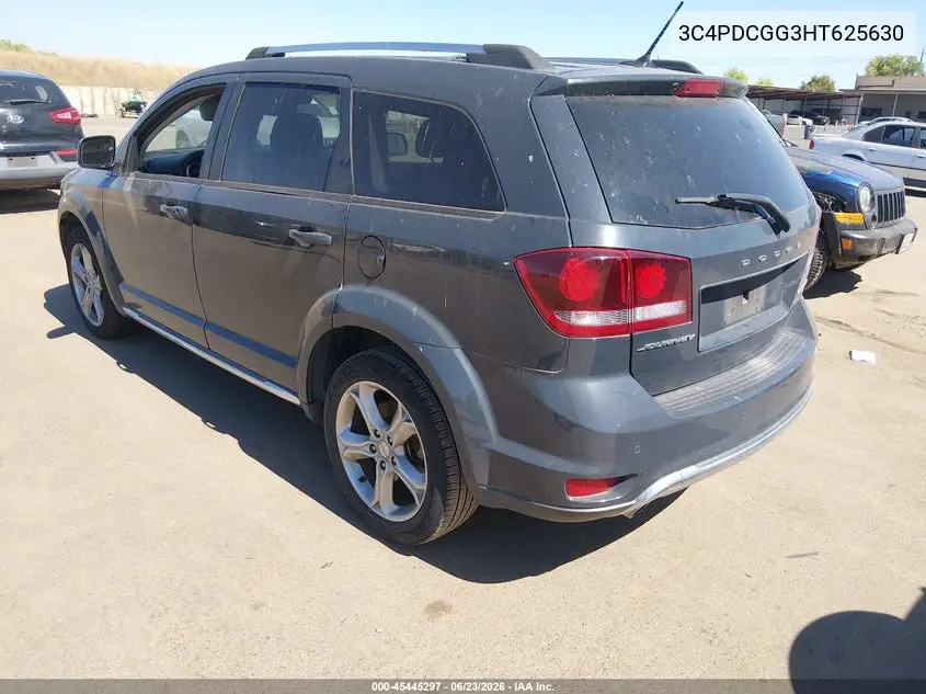 2017 Dodge Journey Crossroad VIN: 3C4PDCGG3HT625630 Lot: 45445297