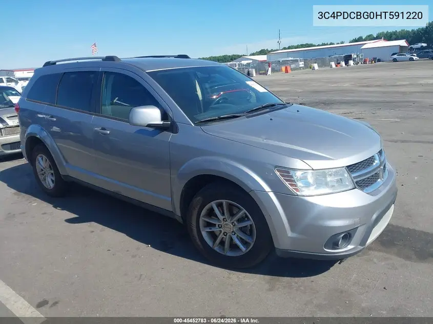 2017 Dodge Journey Sxt VIN: 3C4PDCBG0HT591220 Lot: 45452783