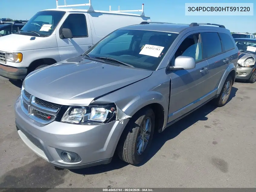 2017 Dodge Journey Sxt VIN: 3C4PDCBG0HT591220 Lot: 45452783