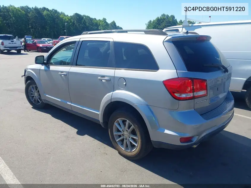 2017 Dodge Journey Sxt VIN: 3C4PDCBG0HT591220 Lot: 45452783