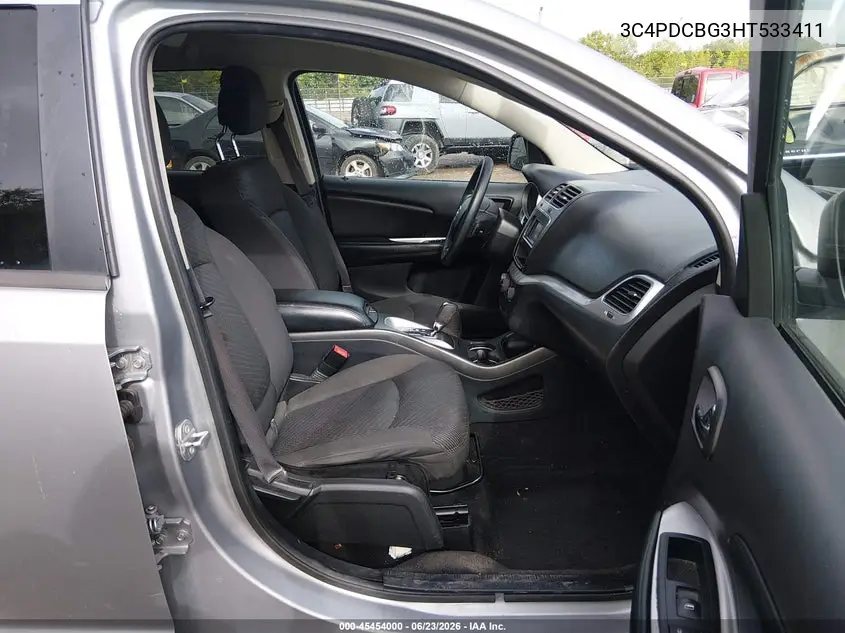 2017 Dodge Journey Sxt VIN: 3C4PDCBG3HT533411 Lot: 45454000