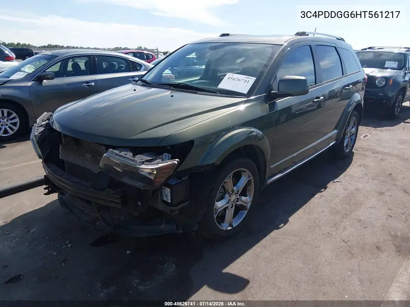 2017 Dodge Journey Crossroad Plus Awd VIN: 3C4PDDGG6HT561217 Lot: 45626741