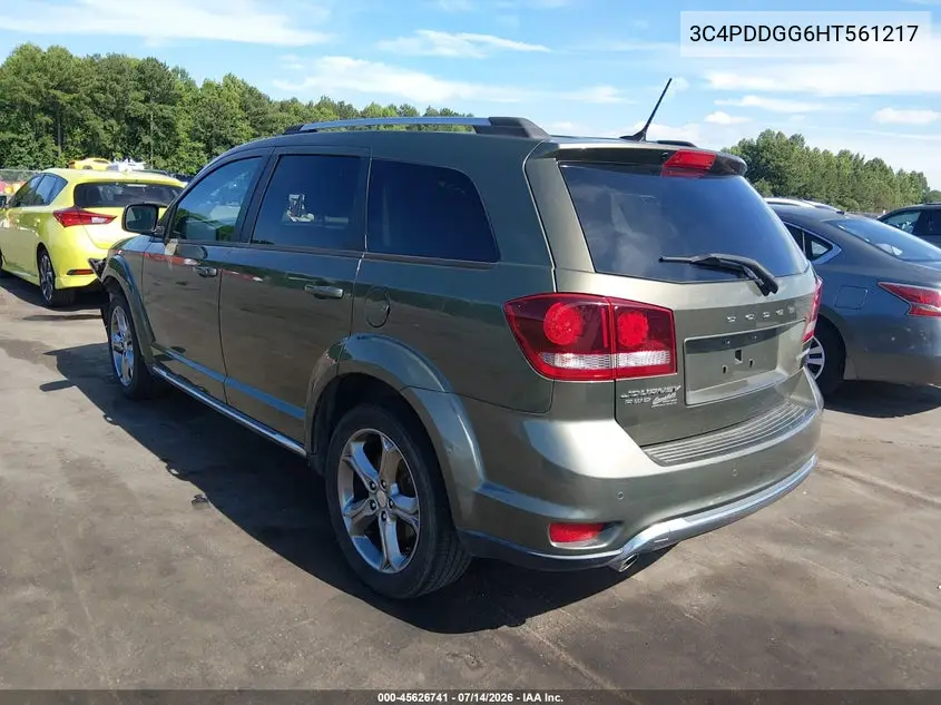 2017 Dodge Journey Crossroad Plus Awd VIN: 3C4PDDGG6HT561217 Lot: 45626741