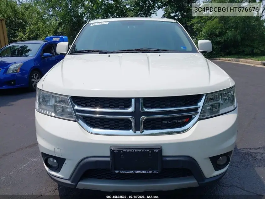 2017 Dodge Journey Sxt VIN: 3C4PDCBG1HT576676 Lot: 45638539