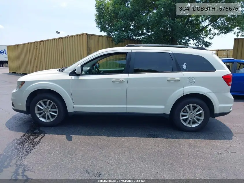 2017 Dodge Journey Sxt VIN: 3C4PDCBG1HT576676 Lot: 45638539