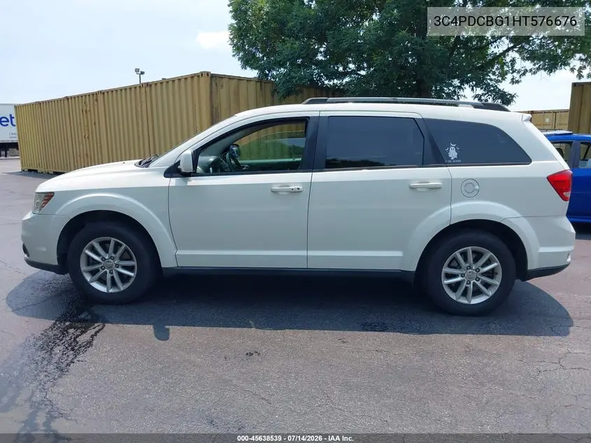2017 Dodge Journey Sxt VIN: 3C4PDCBG1HT576676 Lot: 45638539