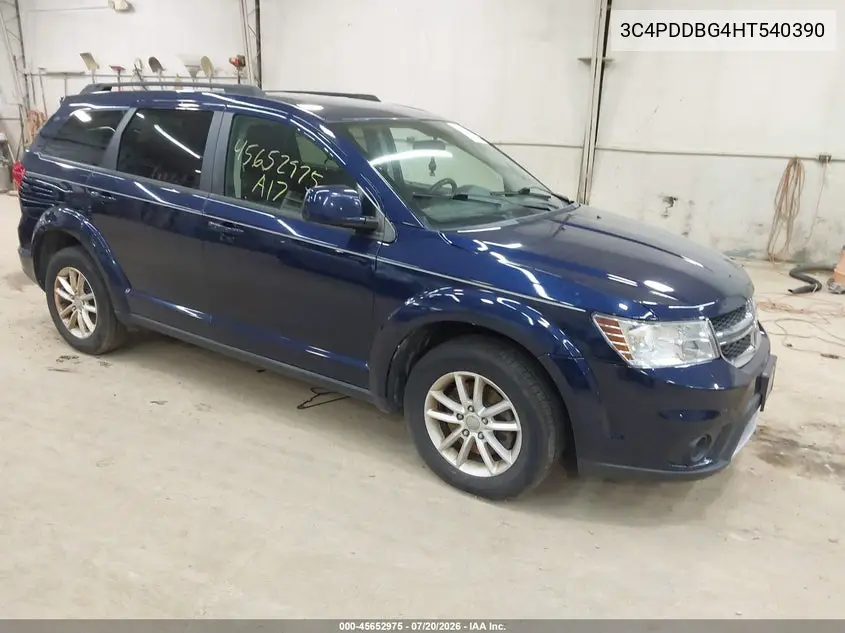 2017 Dodge Journey Sxt Awd VIN: 3C4PDDBG4HT540390 Lot: 45652975