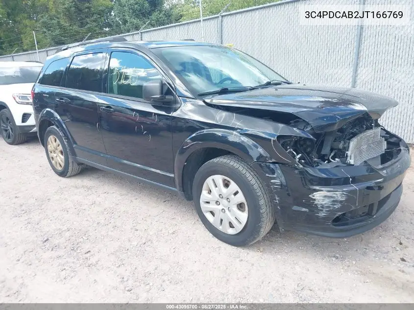 3C4PDCAB2JT166769 2018 Dodge Journey Se