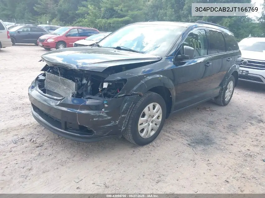 3C4PDCAB2JT166769 2018 Dodge Journey Se