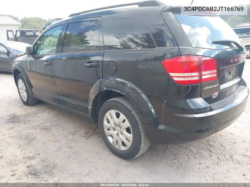 3C4PDCAB2JT166769 2018 Dodge Journey Se