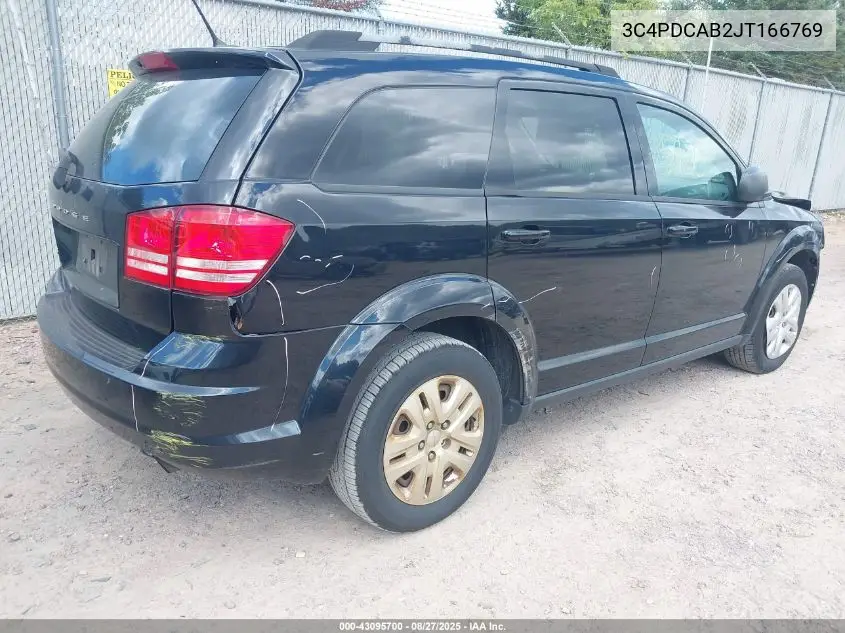 3C4PDCAB2JT166769 2018 Dodge Journey Se