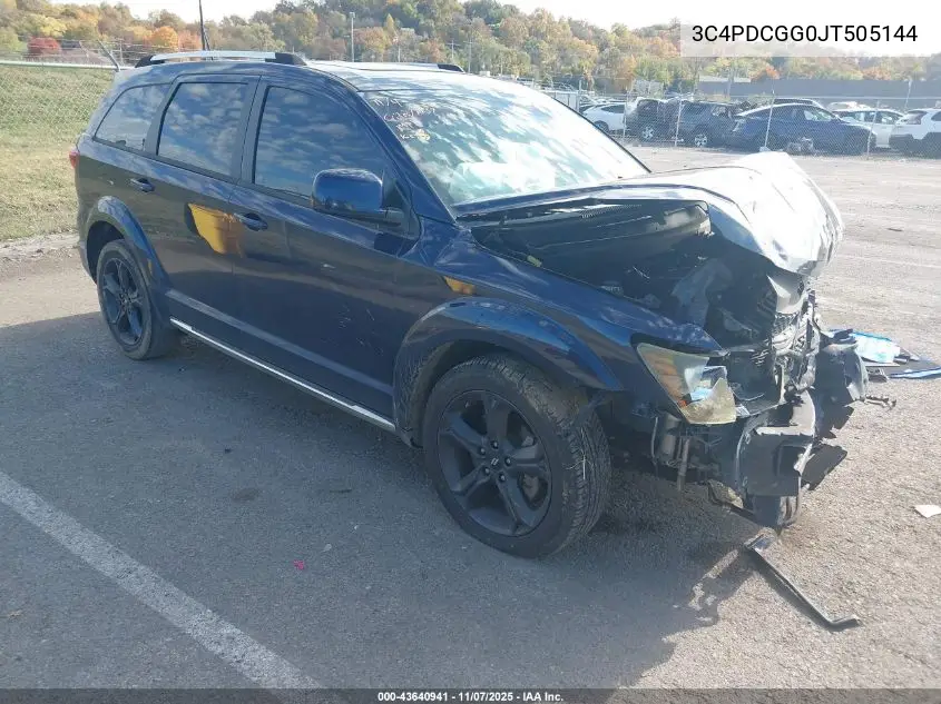 3C4PDCGG0JT505144 2018 Dodge Journey Crossroad