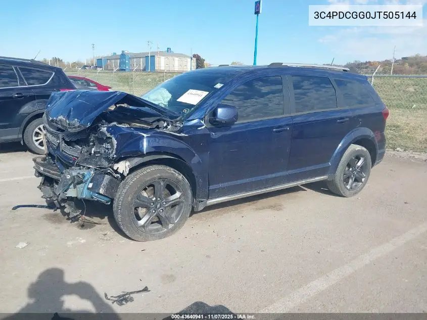 3C4PDCGG0JT505144 2018 Dodge Journey Crossroad
