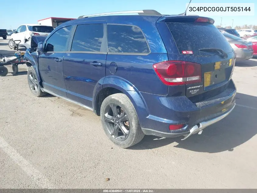 3C4PDCGG0JT505144 2018 Dodge Journey Crossroad