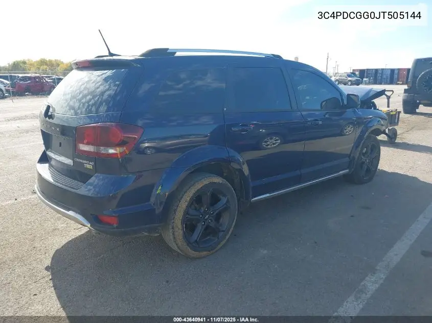 3C4PDCGG0JT505144 2018 Dodge Journey Crossroad