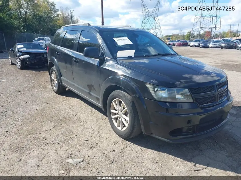3C4PDCAB5JT447285 2018 Dodge Journey Se