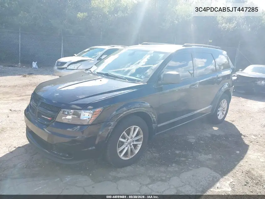 3C4PDCAB5JT447285 2018 Dodge Journey Se