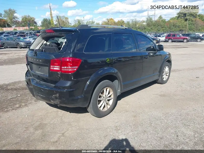 3C4PDCAB5JT447285 2018 Dodge Journey Se