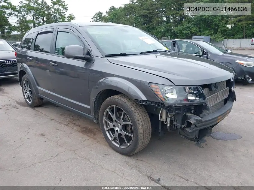 2018 Dodge Journey Gt VIN: 3C4PDCEG4JT466836 Lot: 45459066